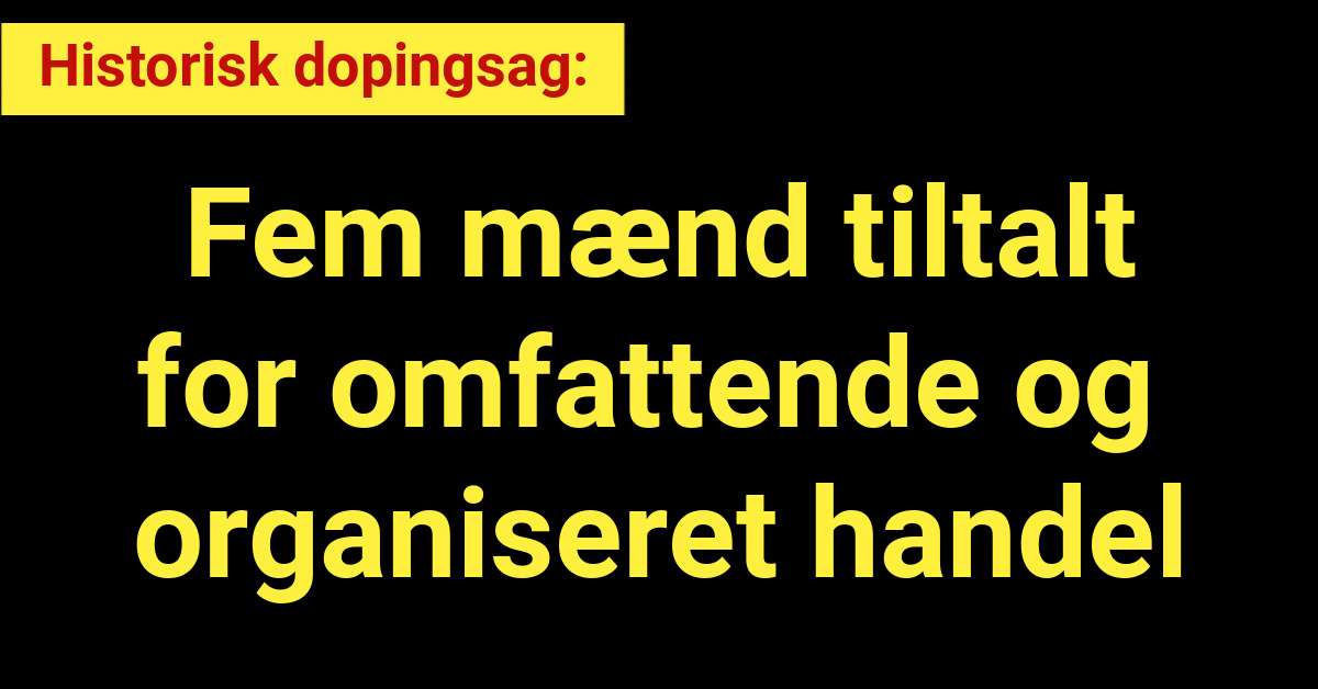 Historisk dopingsag: