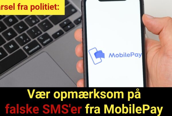 Advarsel fra politiet: Vær opmærksom på falske SMS'er fra MobilePay