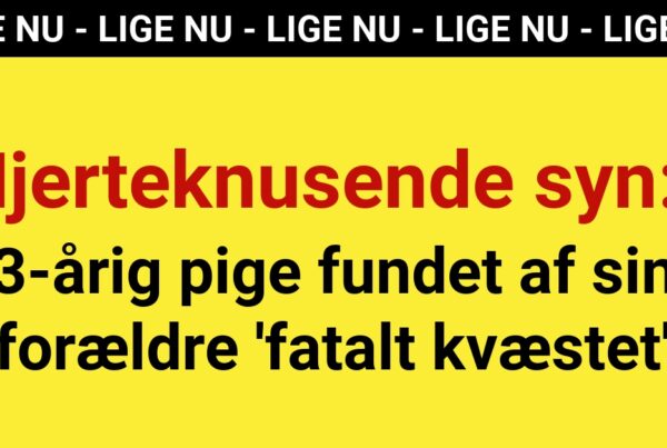 Politiet bekræfter: 13-årig pige fundet af forældre 'fatalt kvæstet'