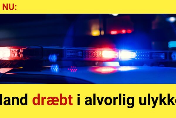 Mand dræbt i alvorlig ulykke