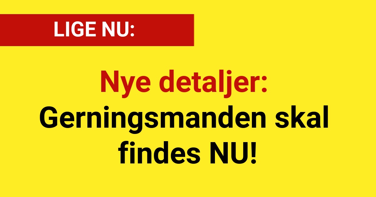 Nye detaljer: Gerningsmanden skal findes NU! - Krimi