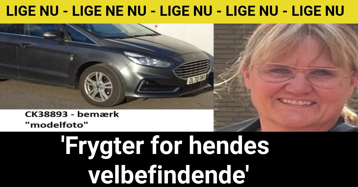 Efterlysning: 'Frygter for hendes velbefindende'