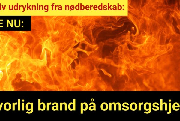 Massiv udrykning fra nødberedskab