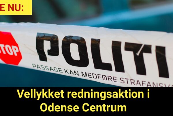 LIGE NU: Vellykket redningsaktion i Odense Centrum - krimi