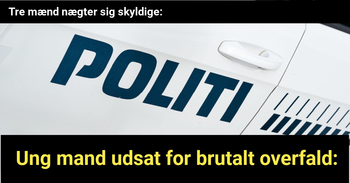 Tre mænd nægter sig skyldige