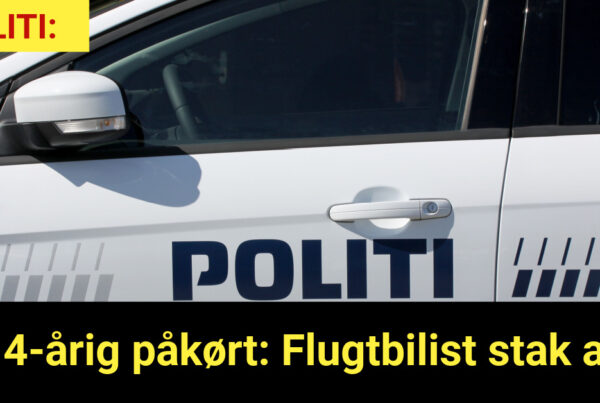 14-årig påkørt: Flugtbilist stak af