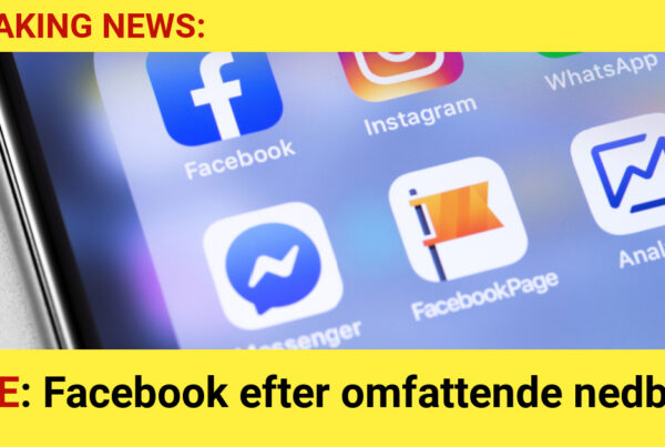 LIVE: Facebook efter omfattende nedbrud