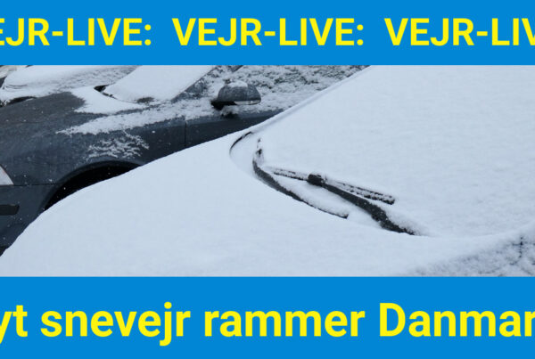 Vejr-LIVE: Nyt snevejr rammer Danmark