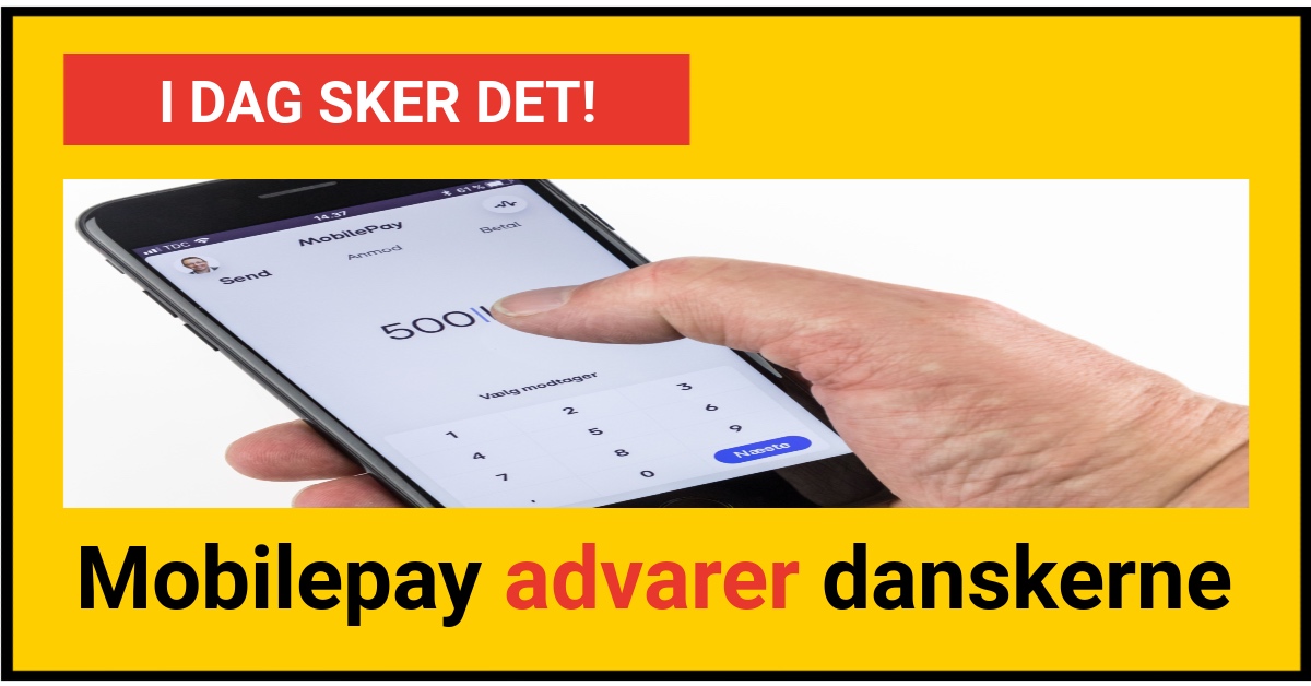 Mobilepay advarer danskerne
