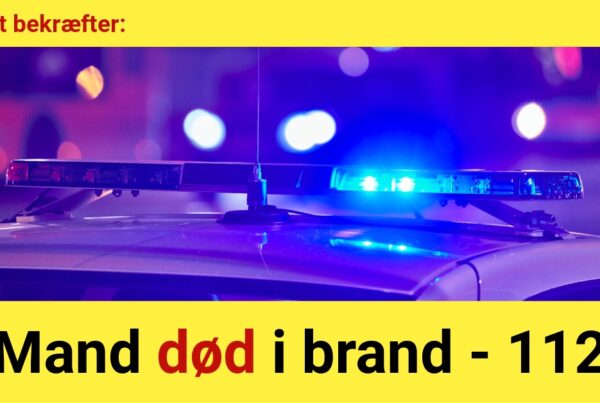 Politiet bekræfter: Mand død i brand - 112