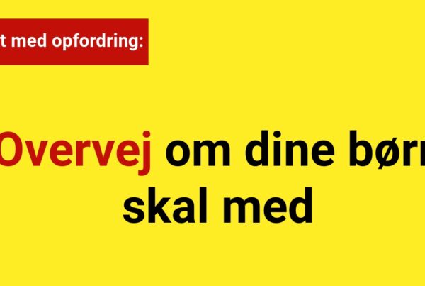 Politiet med opfordring: Overvej om dine børn skal med - 112