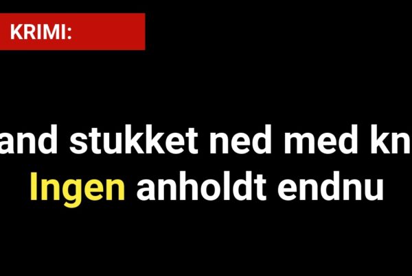 Mand stukket ned med kniv: Ingen anholdt endnu