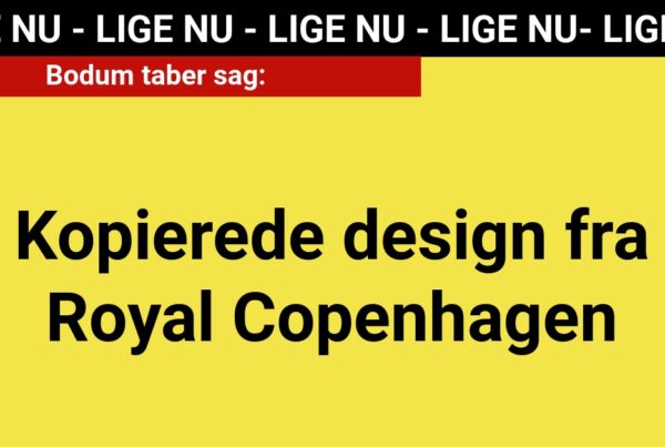 Bodum taber sag om kopiering af Royal Copenhagens design