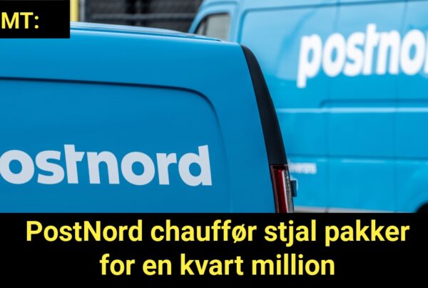 DØMT: PostNord chauffør stjal pakker for en kvart million