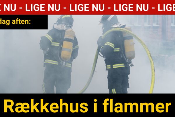 LIGE NU: Rækkehus i flammer - 112