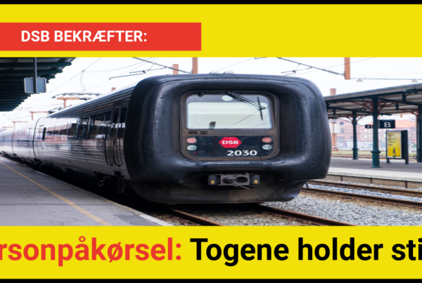 Personpåkørsel: Togene holder stille