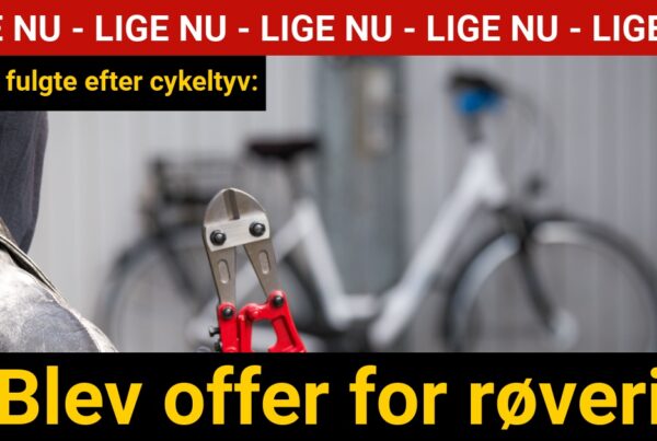 Borger fulgte efter cykeltyv: Blev offer for røveri - krimi