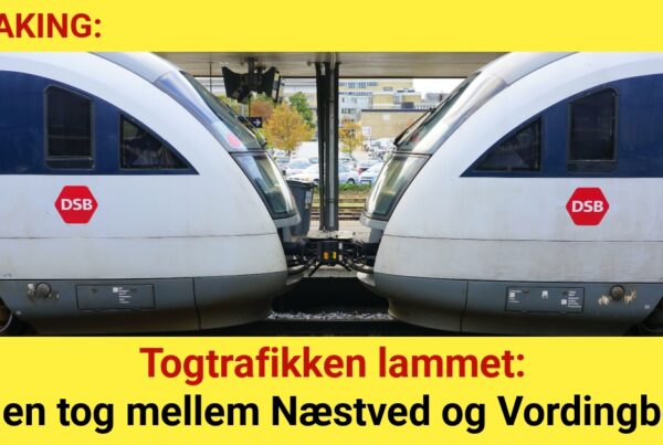 Togtrafikken lammet: Ingen tog mellem Næstved og Vordingborg