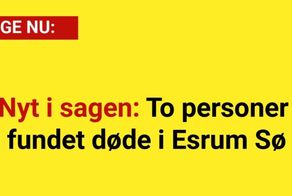 Nyt i sagen: To personer fundet døde i Esrum Sø - 112
