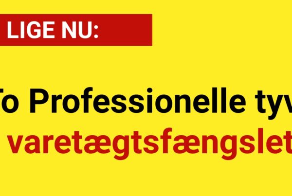 LIGE NU: To Professionelle tyve varetægtsfængslet - 112