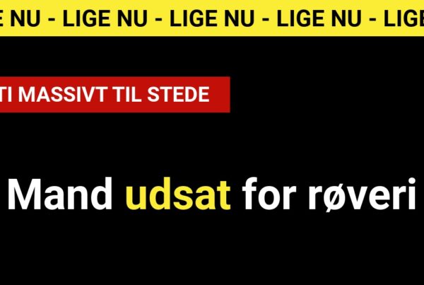 Mand udsat for røveri - 112