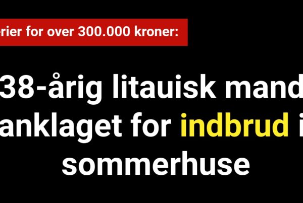 Tyverier for over 300.000 kroner
