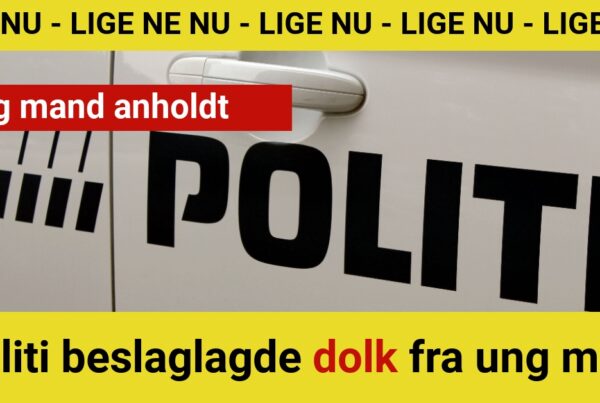 DRAMA: Politi beslaglagde dolk fra ung mand - 112