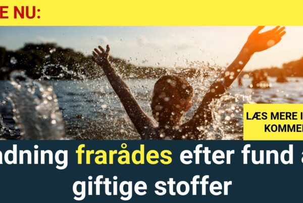 LIGE NU: Badning frarådes efter fund af giftige stoffer