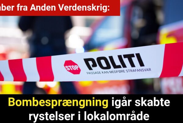 Bomber fra Anden Verdenskrig: Bombesprængning igår skabte rystelser i lokalområdet