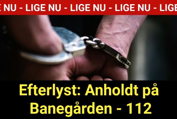 Efterlyst: Anholdt på Banegården - 112