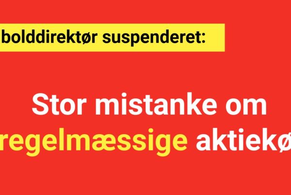 Fodbolddirektør suspenderet