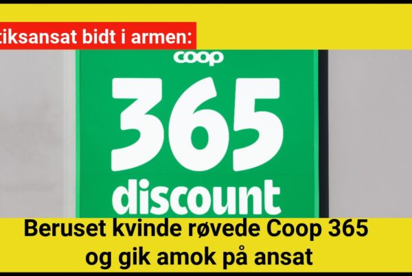 Beruset kvinde røvede Coop 365 og bed ansat i armen