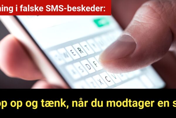 Stigning i falske SMS-beskeder: