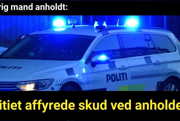 26-årig mand anholdt: Politiet affyrede skud ved anholdelse