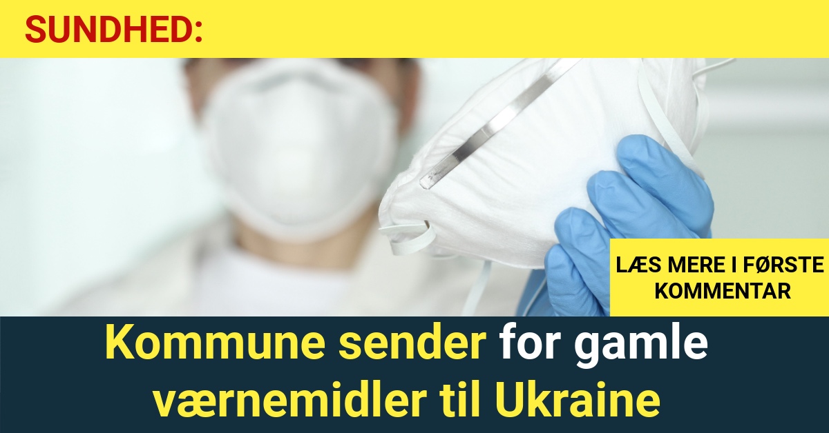 Kommune sender for gamle værnemidler til Ukraine