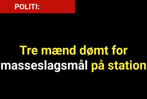 Tre mænd dømt for masseslagsmål på station