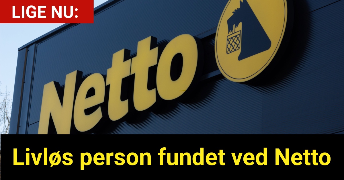Livløs person fundet ved Netto