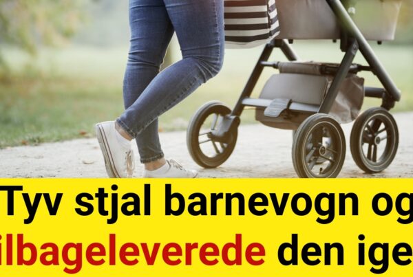 Barnevogn stjålet og tilbageleveret af angrende tyv