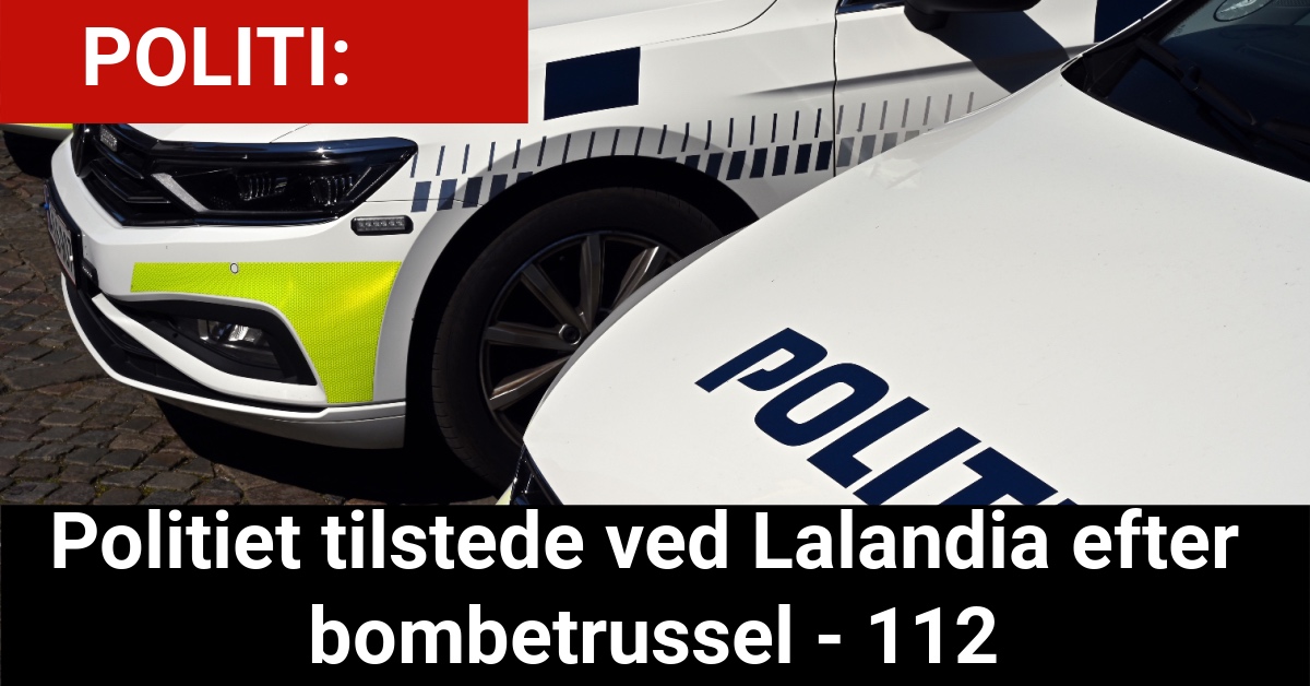 Politiet tilstede ved Lalandia efter bombetrussel - 112