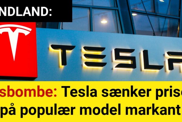Prisbombe: Tesla sænker prisen på populær model markant