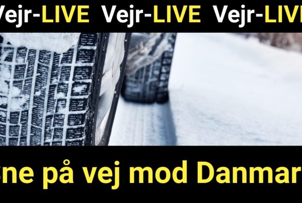 Vejr-LIVE: Sne på vej mod Danmark