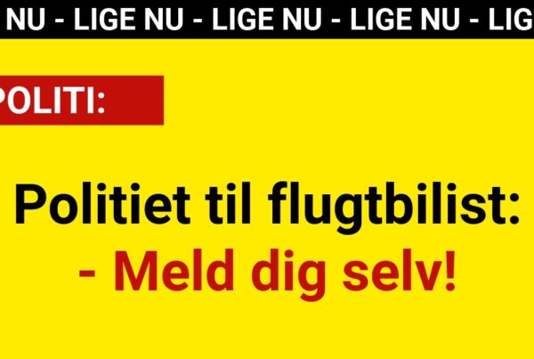 Politiet til flugtbilist: - Meld dig selv!