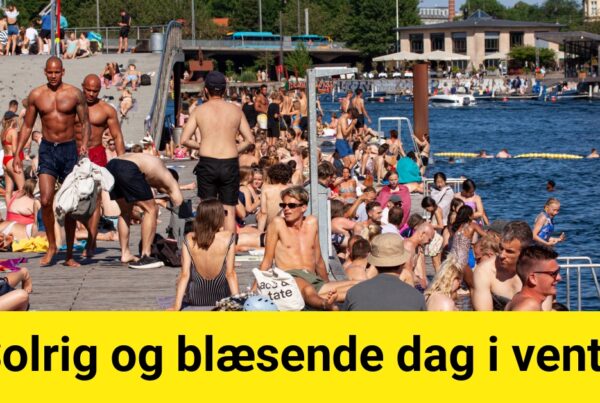 Solrig og blæsende dag i vente - Vejr