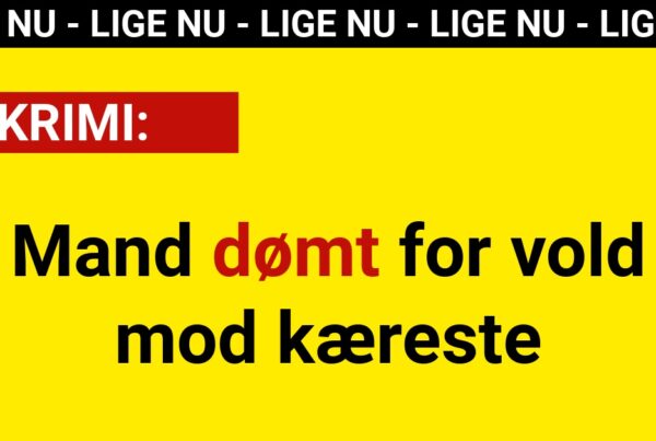 Mand dømt for vold mod kæreste - Krimi