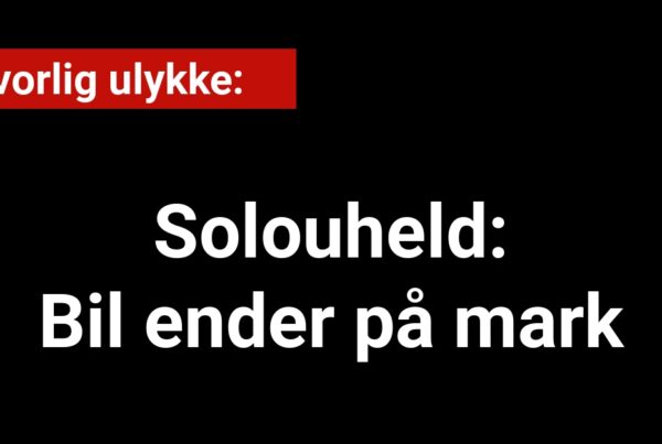 Solouheld: Bil ender på mark - 112