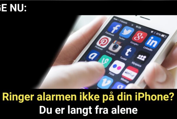 LIGE NU: Ringer alarmen ikke på din iPhone? Du er langt fra alene - Nyhed24.dk