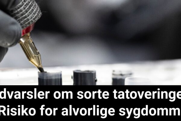 Advarsler om sorte tatoveringer: Risiko for alvorlige sygdomme