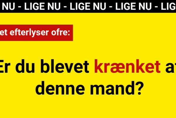 Politiet efterlyser ofre: Er du blevet krænket af denne mand?