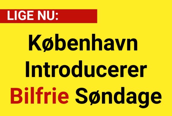 København Introducerer Bilfrie Søndage