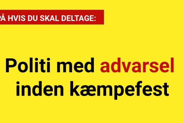 Politi med advarsel inden kæmpefest - 112